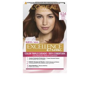 L'Oreal Excellence Creme Hair Color 4.54 Mahogany Copper Brown