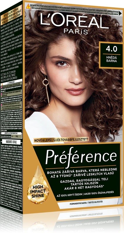 L'Oreal Preference Hair Color 4.0 Brown