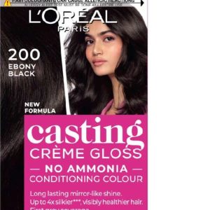L'Oreal Casting Creme Gloss Hair Color 200 Ebony Shade