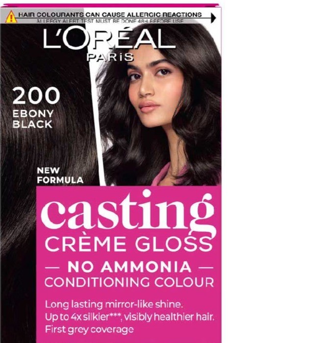 L'Oreal Casting Creme Gloss Hair Color 200 Ebony Shade